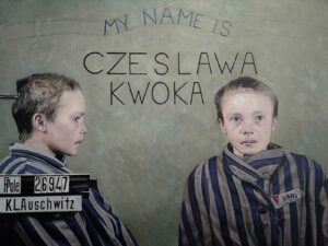 Czeslawa Kwoka original oil painting by James earley